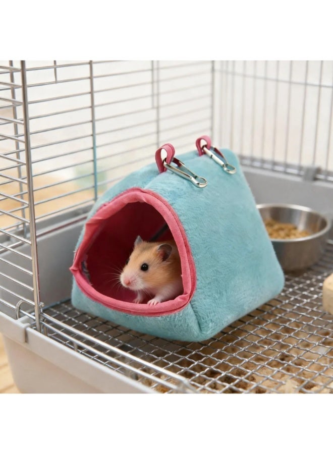  إكس إف إكسينغفو حمّام حيوانات، سرير ناعم، بيت حيوانات أليفة صغير، بيت معلق قفصعشش للهامستر والفأر والقنفذ للنوم واللعب - Image 4